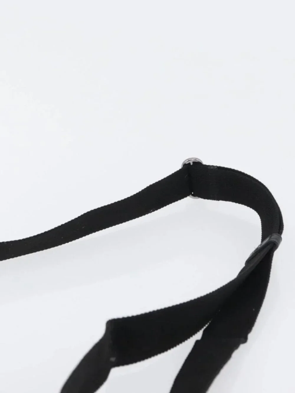 GUCCI GG Canvas Shoulder Bag Black Silver 145857 Auth ti3750